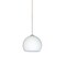 Besa Lighting Palla 5 Cord Pendant, Opal Matte, Satin Nickel Finish, 1x50W Halogen 1XT-565807-SN - alternate 1